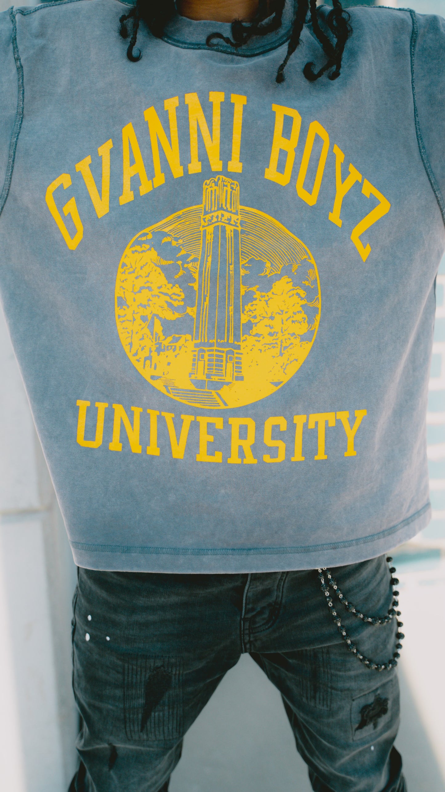Gvanni university π Boxy shirt