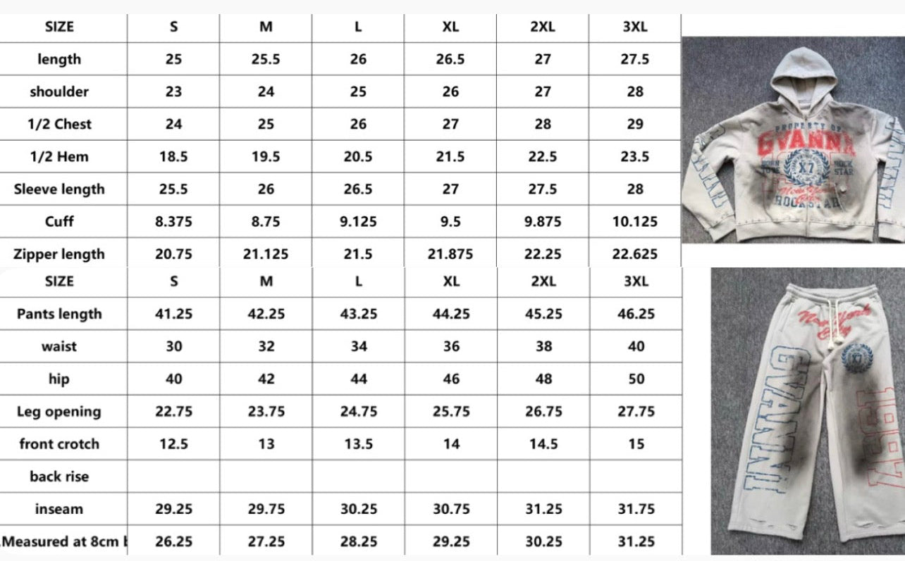 Gvanni rock star ⭐️ sweatsuit