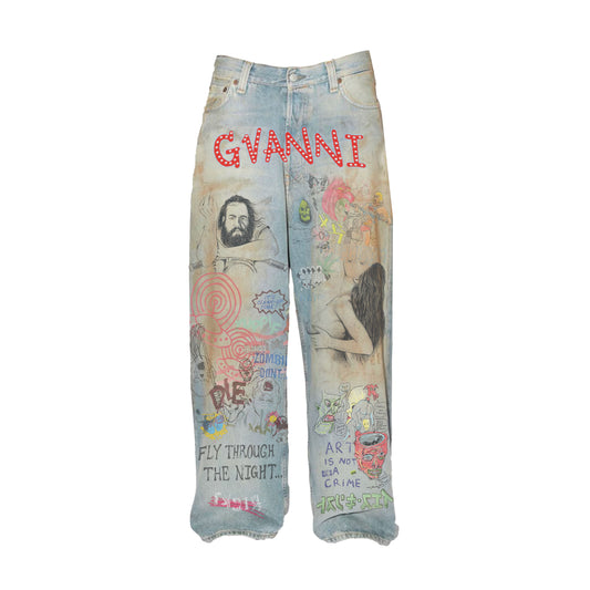 Gvanni art is not a crime Jeans
