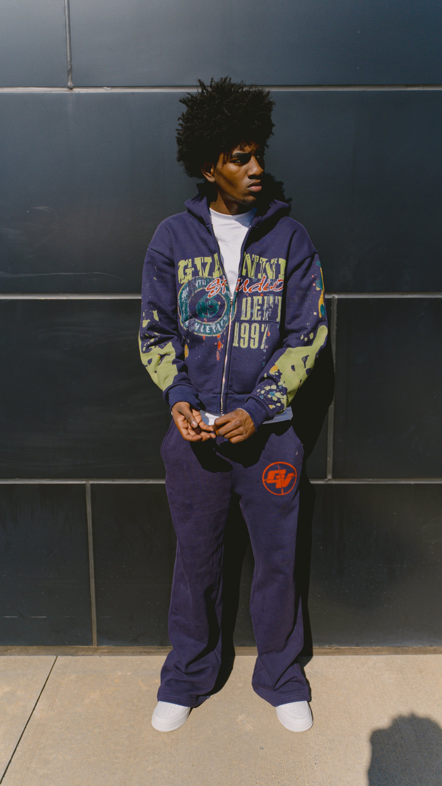 Navy Blue Gvanni 1997 Sweatsuit