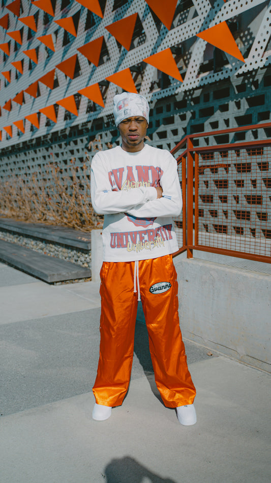 Orange Gvanni World Pants 🌐