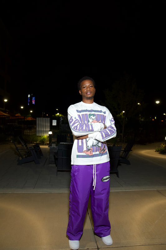Gvanni world pants purple